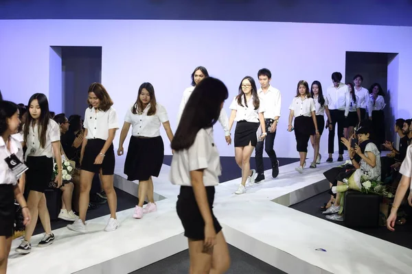 Bangkok Thaiföld Május 2017 Graduated Fashion Show Ultimate Source Bangkok — Stock Fotó