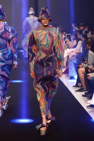 Bangkok Thaialnd Junho 2017 Fashion Show Pastraporn18 Fashion Graduate Showcase — Fotografia de Stock