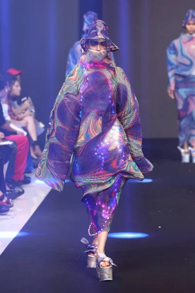 Bangkok Thaialnd Junho 2017 Fashion Show Pastraporn18 Fashion Graduate Showcase — Fotografia de Stock