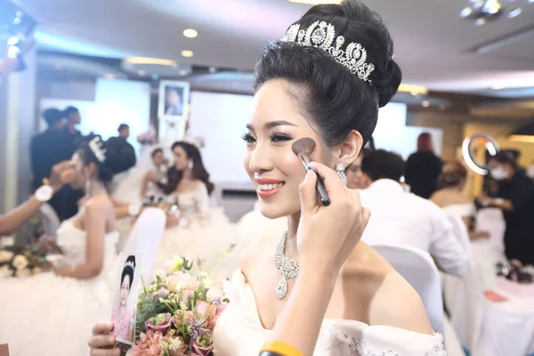 Bangkok Thaiföld Január 2017 Lifeford Enchanted Princess Menyasszonyi Smink 2016 — Stock Fotó
