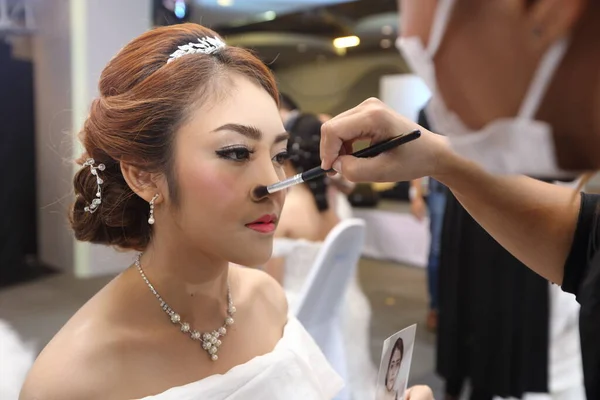 泰国曼谷 2017年1月25日 Life Ford Enchanted Princess Bridal Makeup 2016 Central — 图库照片