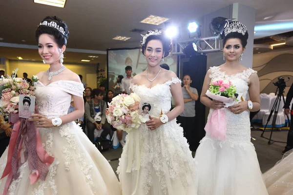 Bangkok Tailândia Janeiro 2017 Lifeford Enchanted Princess Bridal Makeup 2016 — Fotografia de Stock