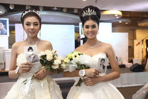 Bangkok Thailand Januari 2017 Lifeford Enchanted Princess Bridal Make 2016 — Stockfoto