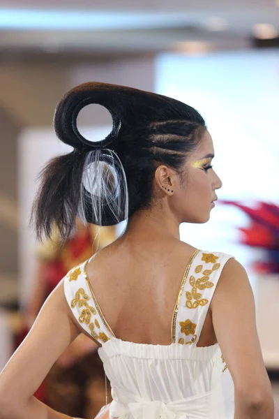 Μπανγκόκ Ταϊλάνδη Ιανουαρίου 2017 Lifeford Bridal Make Contest Για Princess — Φωτογραφία Αρχείου