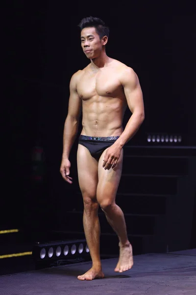 Bangkok Tailândia Fevereiro 2017 Final Mister International 11Th Asiatique Swimwear — Fotografia de Stock