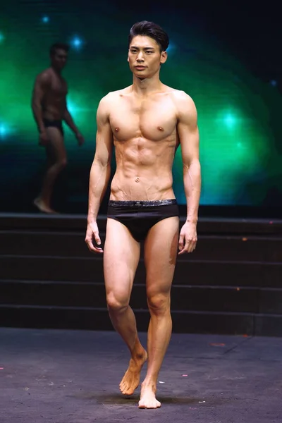 Bangkok Таїланд Febuary 2017 Фінальний Раунд Mister International Asiatique Swimwear — стокове фото