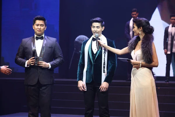 Bangkok Thaïlande Février 2017 Dernière Ronde Mister International 11E Asiatique — Photo