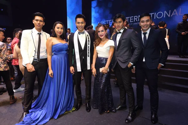 Μπανγκόκ Ταϊλάνδη Φεβρουαρίου 2017 Τελικός Γύρος Του Mister International 11Th — Φωτογραφία Αρχείου