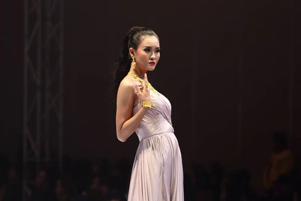 Vientiene Lao March 2017 Fashion Show Vientiene Wow Fashion Week — Zdjęcie stockowe