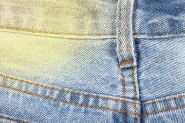 Jean kumaş dokusu arka plan, kısa mavi kot pantolonun bir parçası.