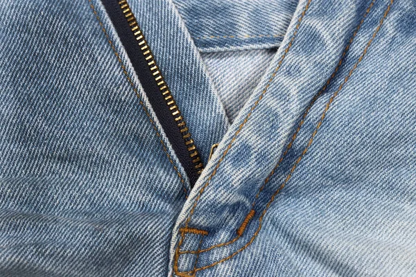 Jean Fundo Textura Tecido Alguma Parte Calças Jeans Azul Curto — Fotografia de Stock