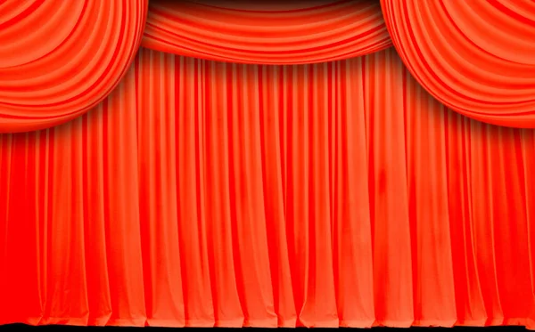 Uneven Big Curtain Screen drape wave two side as background, open close at center with shadow and lighting for drama theater performance stage. Show wide fabric cloth copy space marketing text logo
