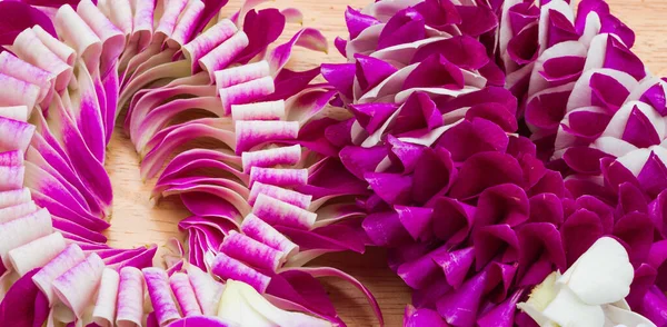 Muchos Púrpura Sombreado Orquídea Flor Pedal Forma Flor Redonda Para — Foto de Stock