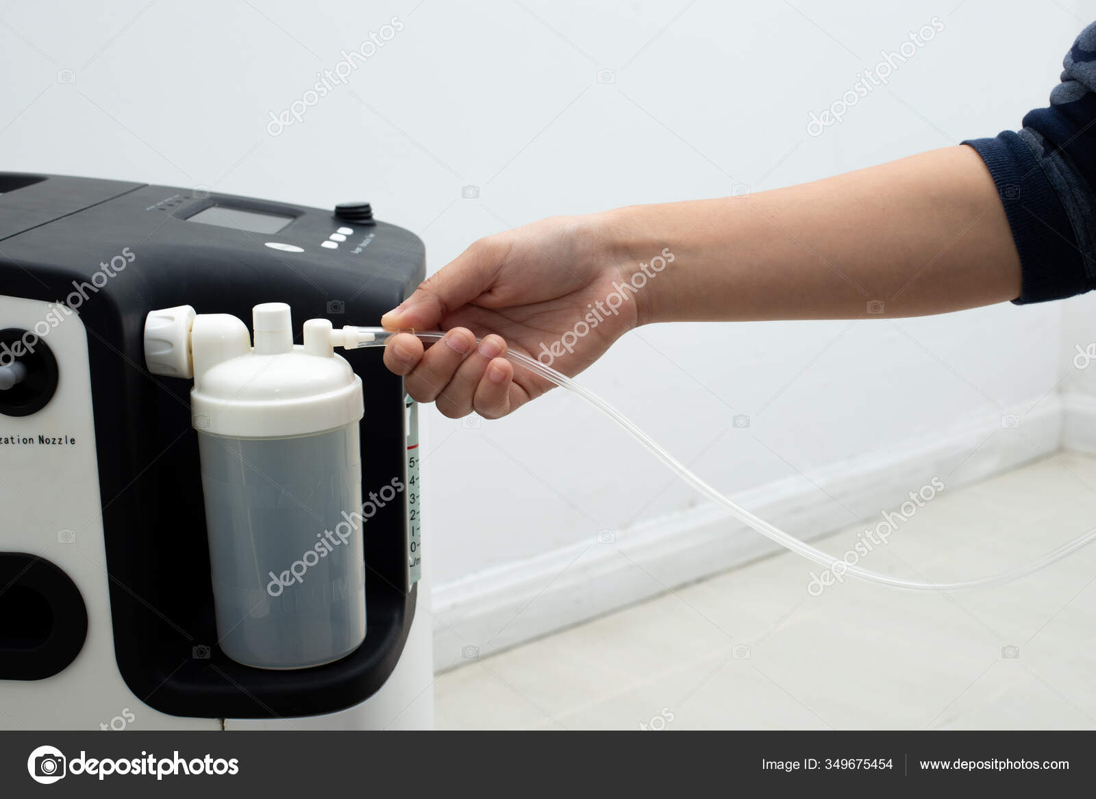 Dispositivo Medico Bombola Ossigeno Portatile Individuale Mettere Gas