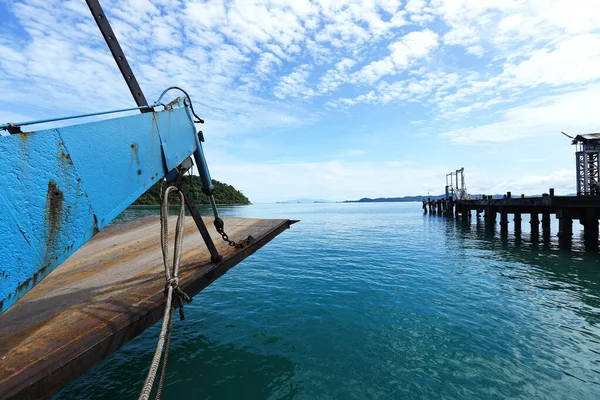 Cabeça Ferry Transportar Veículo Carro Toda Ilha Oceano Tropical Ver — Fotografia de Stock