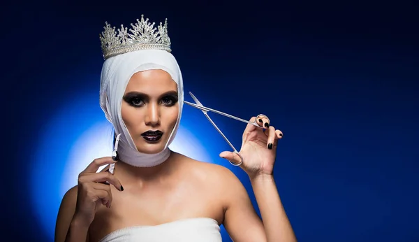 Miss Beauty Contest Diamant Krona Kommer Att Vara Den Vackraste — Stockfoto