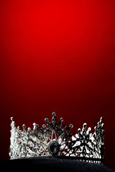 Silver Diamond Crown Miss Pageant Beauty Universe World Διαγωνισμός Λάμψης — Φωτογραφία Αρχείου