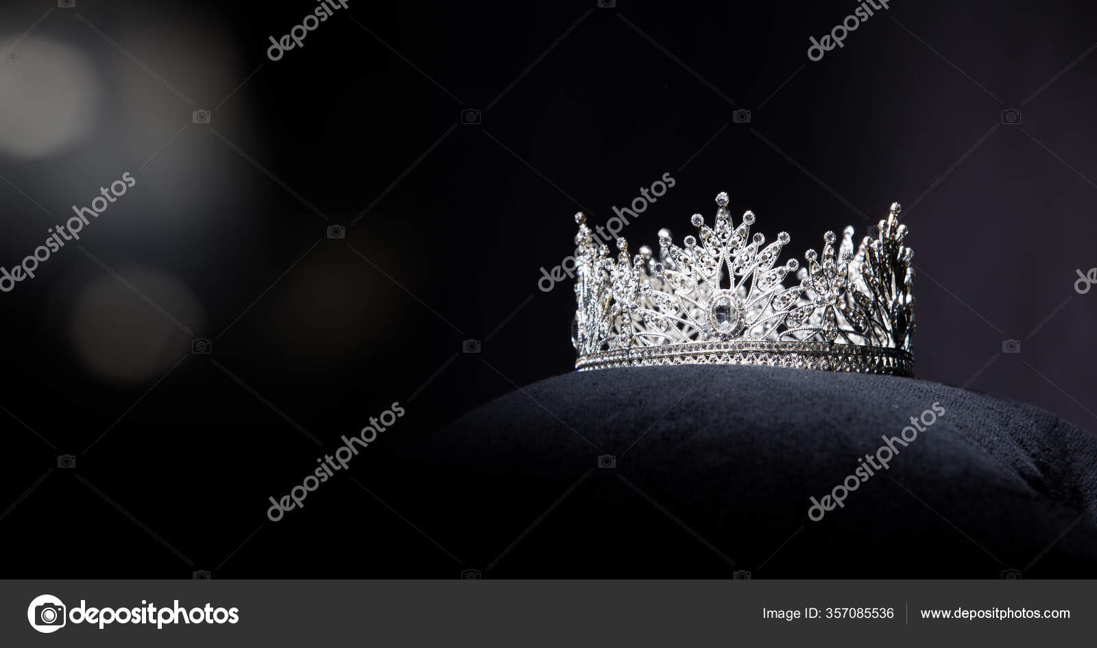 Diamond Silver Crown Miss Pageant Beauty Contest Crystal Tiara Jewelry ...