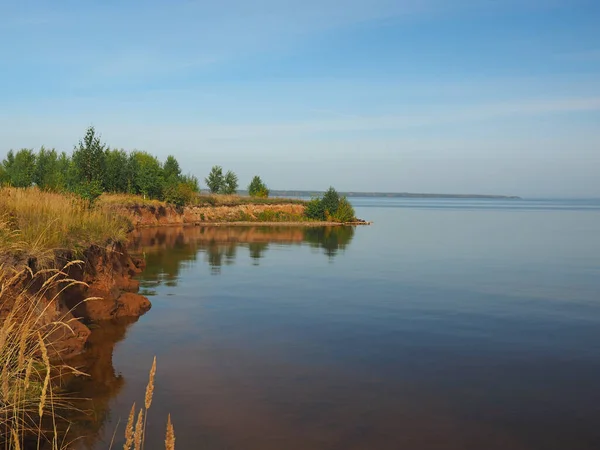 River Bank Russian Summer Nature Russia Ural Perm Region — Stock Photo, Image