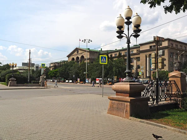 Universiteit Van Oeral Stadslandschapsbouw Jekaterinburg Regio Sverdlovsk Rusland — Stockfoto