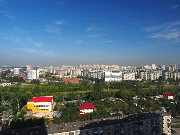 Vista Ciudad Ekaterimburgo Verano Ekaterimburgo Región Sverdlovsk Rusia — Foto de Stock