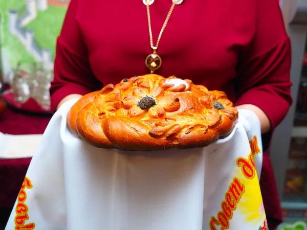 Accesorio Boda Pan Boda Boda Tradiciones Rusas Pan Para Los Imágenes De Stock Sin Royalties Gratis