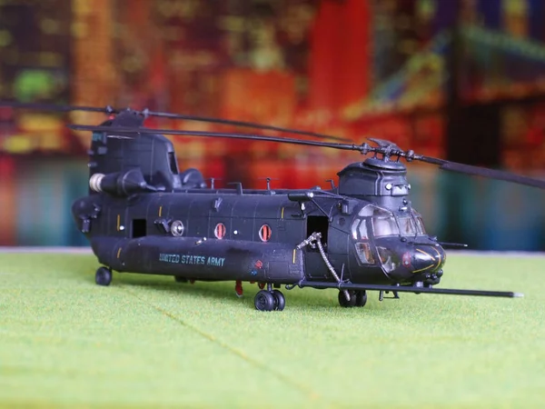 Toy. Scale model 1/72 Transport helicopter MH-47G, 160th SOAR US Army 03740 Special operation