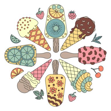 Dondurma elementleri.