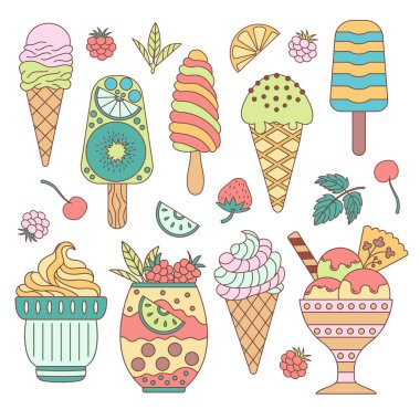 Dondurma elementleri.