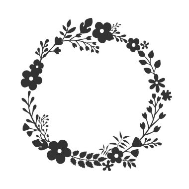 yabani çiçek çelenk.