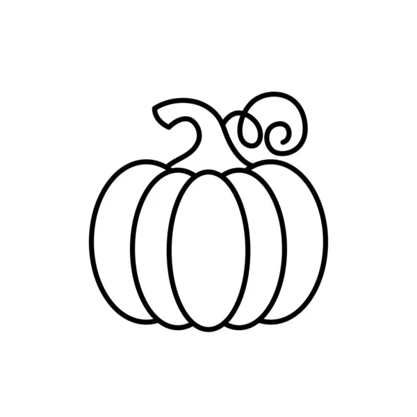 Icono de calabaza . — Vector de stock