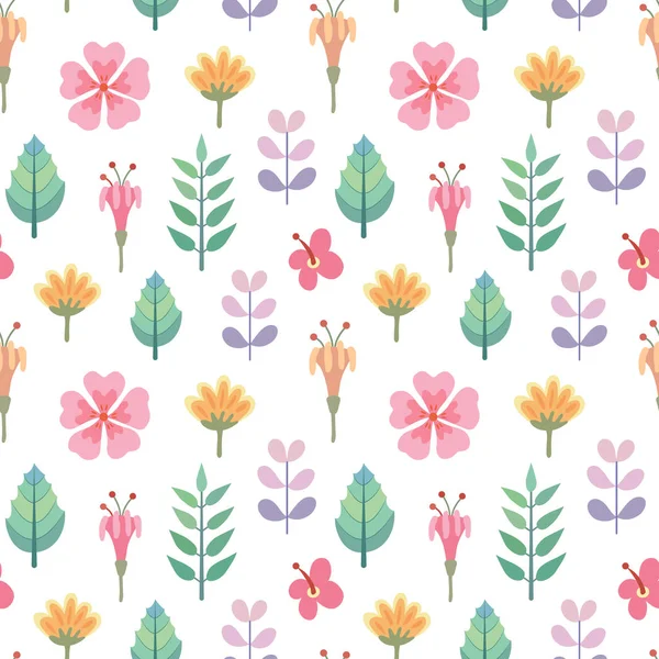 Seamless pattern from decorative flowers.