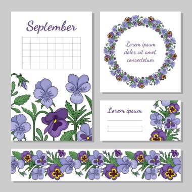 İbneli çiçek şablonları.