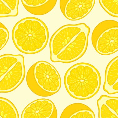 Limon dilimlerinin kusursuz deseni.