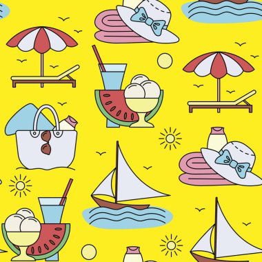 Plajda kusursuz bir tatil..