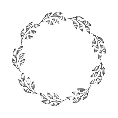 el çekilmiş çiçek çelenk.