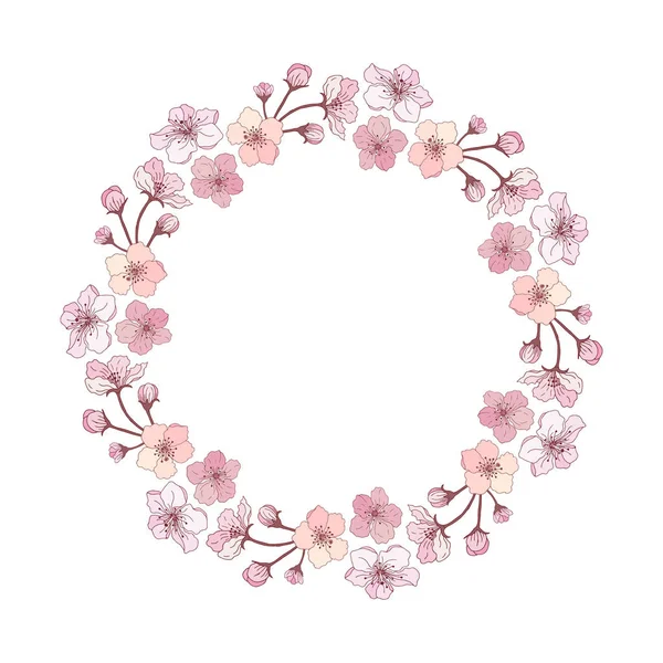 Elma çiçeği çelengi..