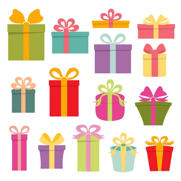 Renkli ikonlar hediyesi. On altı element.