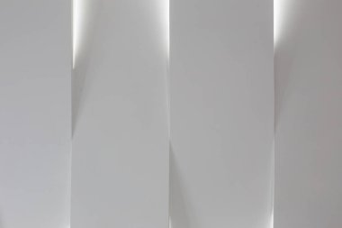 backlit white wall background