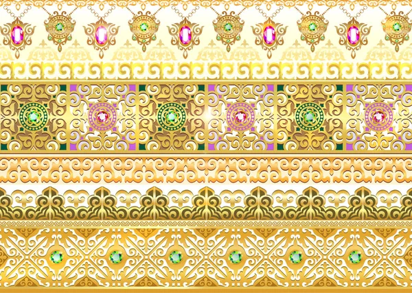 Spetsar, blå mönster, elegant mönster, elegant dekoration, dekoration, textil, tumar, symbol saukele, shanyrak, Kazakiska ornament, Kazakiska guld, taykazan, kobyz, bröllop, Kazakiska mönster, Kazakstan kläder, dekorativa element, som skrivar ut tyg, ethnos — Stock vektor