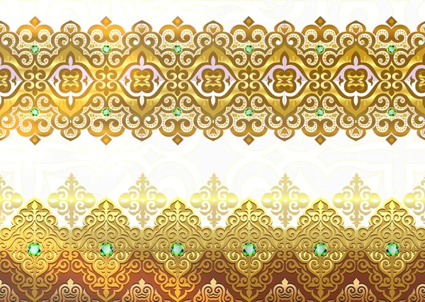 Lace, blue pattern, elegant pattern, elegant decoration, decoration, textile, tumar, symbol saukele, shanyrak, Kazakh ornaments, Kazakh gold, taykazan, kobyz, wedding, Kazakh pattern, Kazakhstan clothing, decorative elements, printing fabric, ethnos — Stock Vector