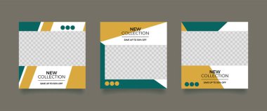 Düzenlenebilir Modern Şablon. Sosyal Medya Postası. İndirimli Promo Şablonu. Çoklu Amaçlı Sosyal Medya.