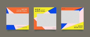 Düzenlenebilir Modern Şablon. Sosyal Medya Postası. İndirimli Promo Şablonu. Çoklu Amaçlı Sosyal Medya.