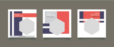 Düzenlenebilir Modern Şablon. Sosyal Medya Postası. İndirimli Promo Şablonu. Çoklu Amaçlı Sosyal Medya.