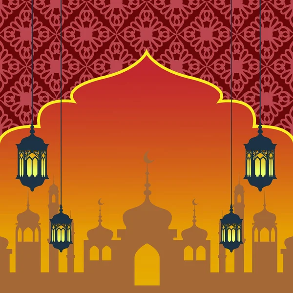 Предпосылки Контекст Ramadan Holiday Лицензионные Стоковые Иллюстрации