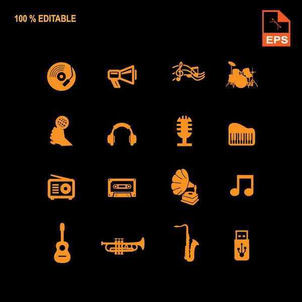 Müzik Ses Vektörü Simgeleri _ 20