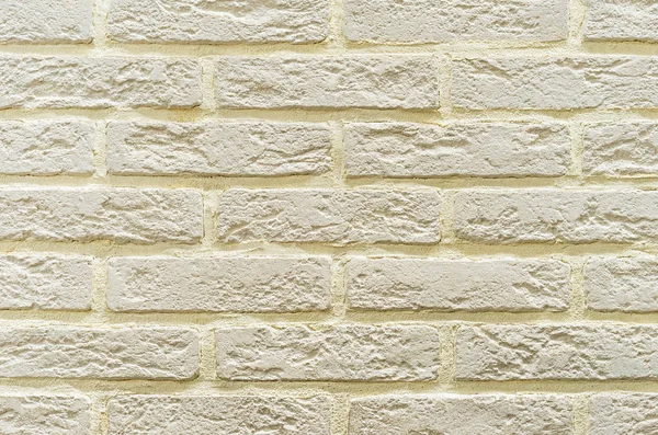 Mur de briques beige. Contexte et texture de la maçonnerie . — Photo