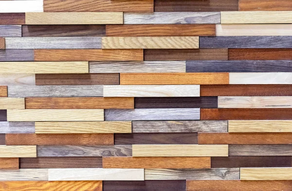 Farklı renkte tahta bloklar. Farklı ağaç türlerinden dikdörtgenler.