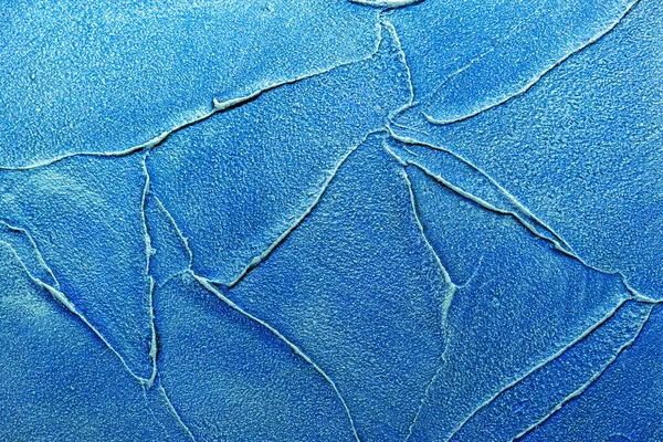 Niebieski Bezszwowy Tynk Wenecki Tło Tekstura Tynku Dekoracyjnego — Zdjęcie stockowe