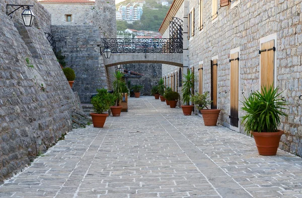 Cytadela w starego miasta Budva, Czarnogóra — Zdjęcie stockowe